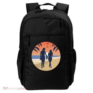 Beach Couple Backpack