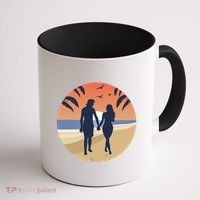 Beach Couple Coffee Mug thumb 1