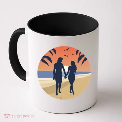 Beach Couple Coffee Mug