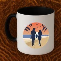 Beach Couple Coffee Mug thumb 2