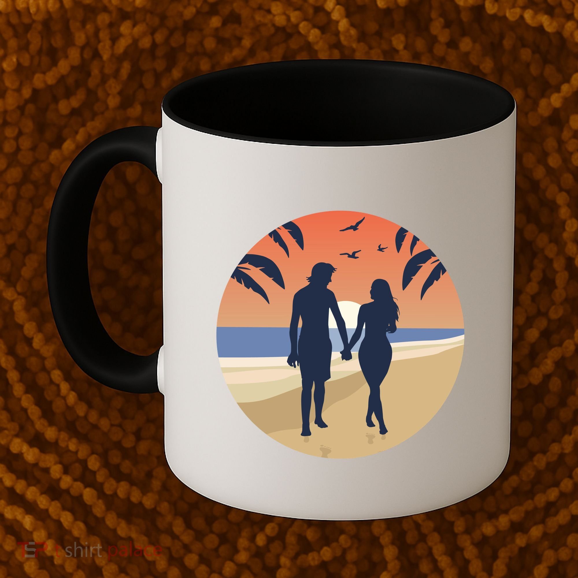 Beach Couple Coffee Mug