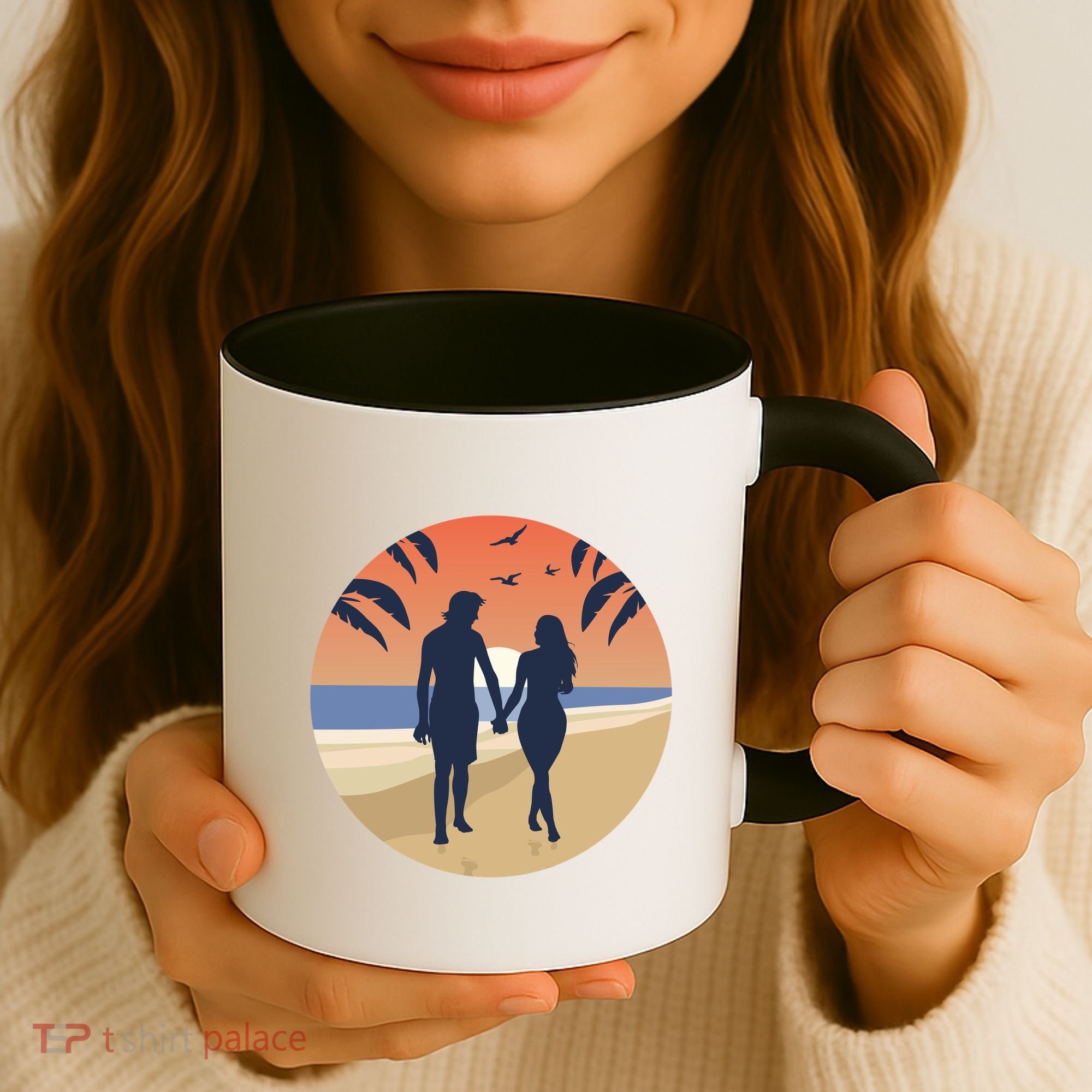 Beach Couple Coffee Mug