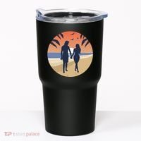 Beach Couple Tumbler thumb 0