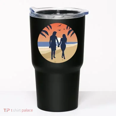 Beach Couple Tumbler