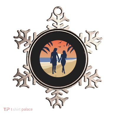 Beach Couple Ornament