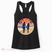 Beach Couple Women's Tank Top thumb 0
