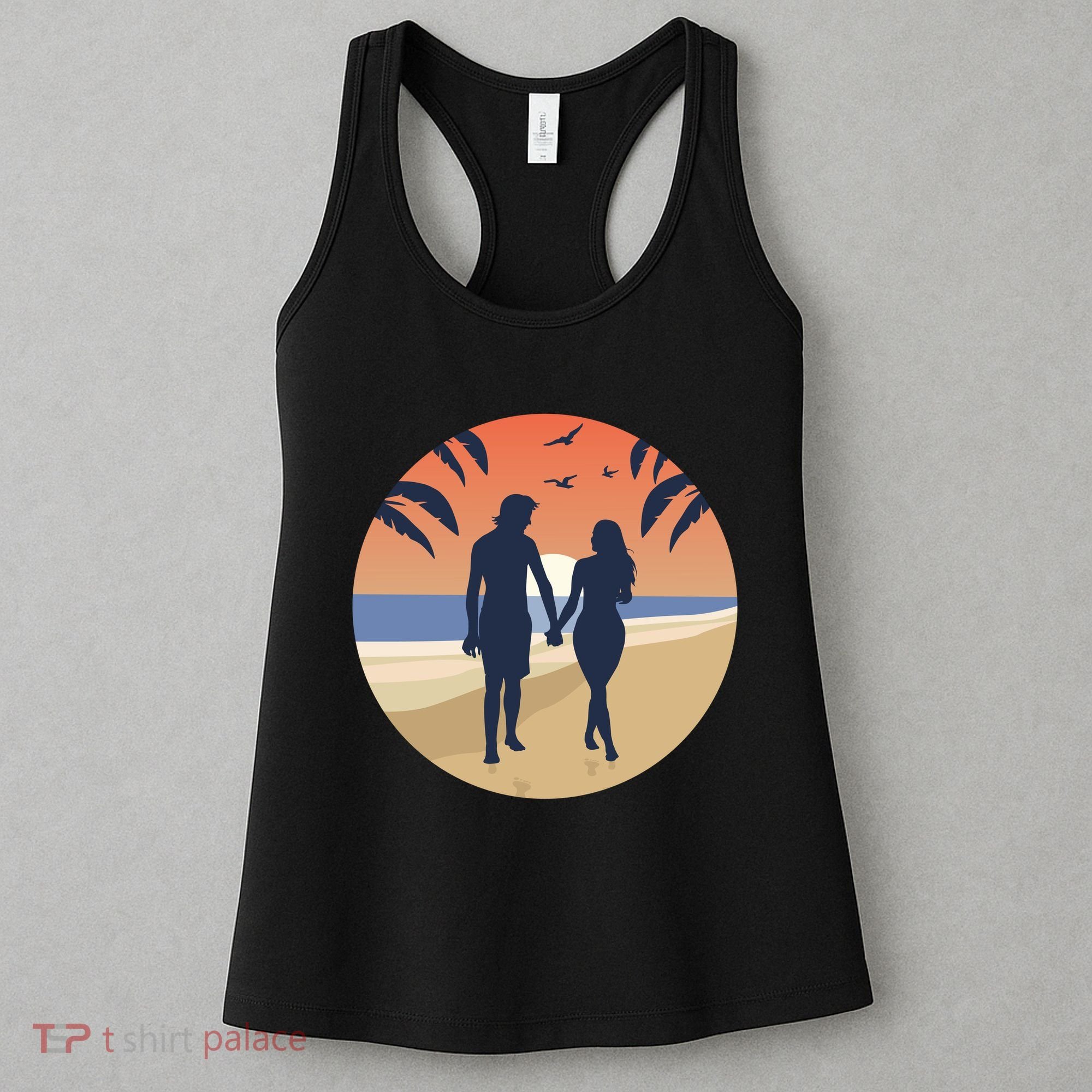 Beach Couple Women's Tank Top