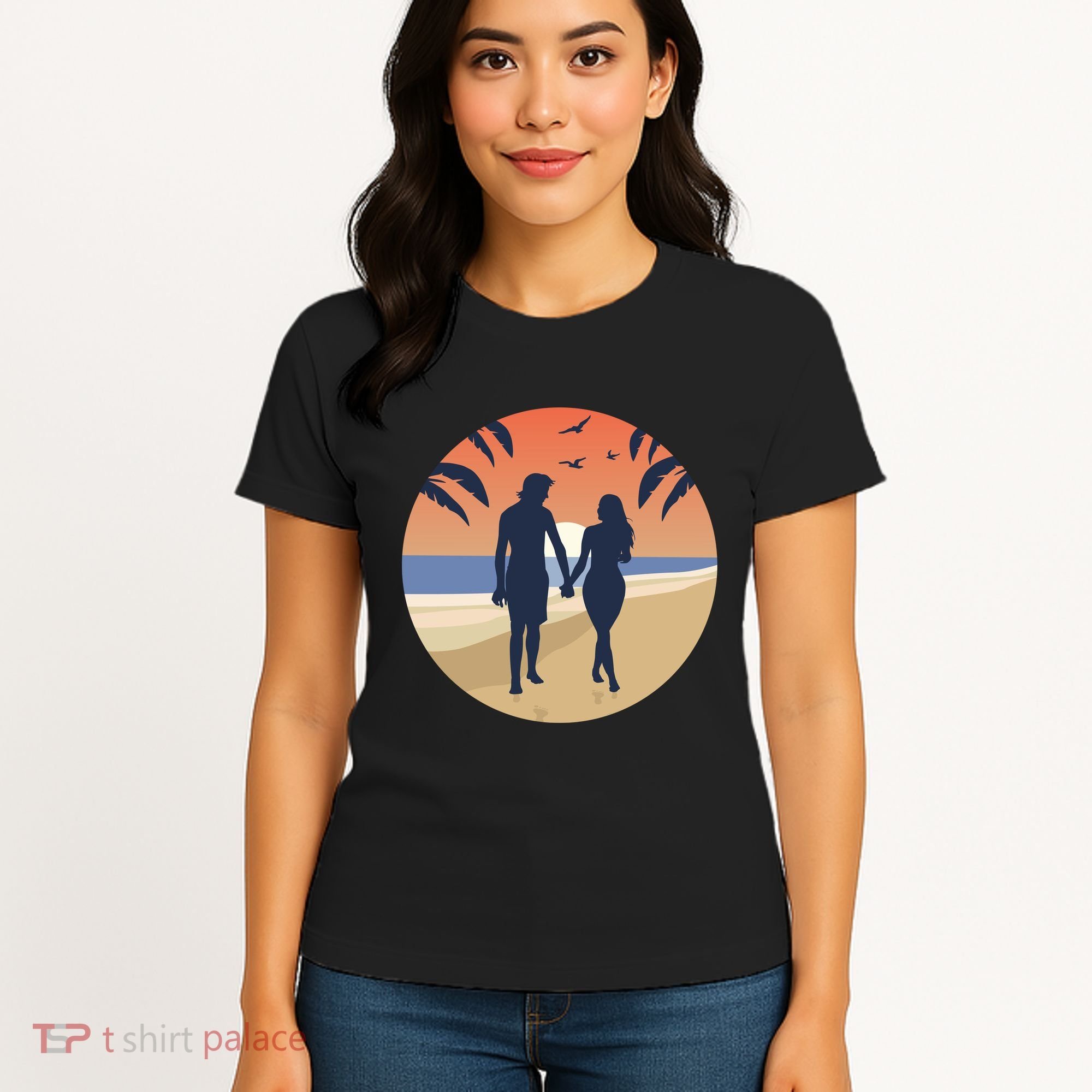 Beach Couple Women's T-Shirt