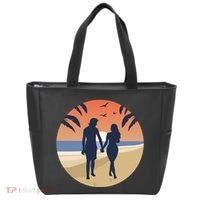 Beach Couple Tote Bag thumb 0