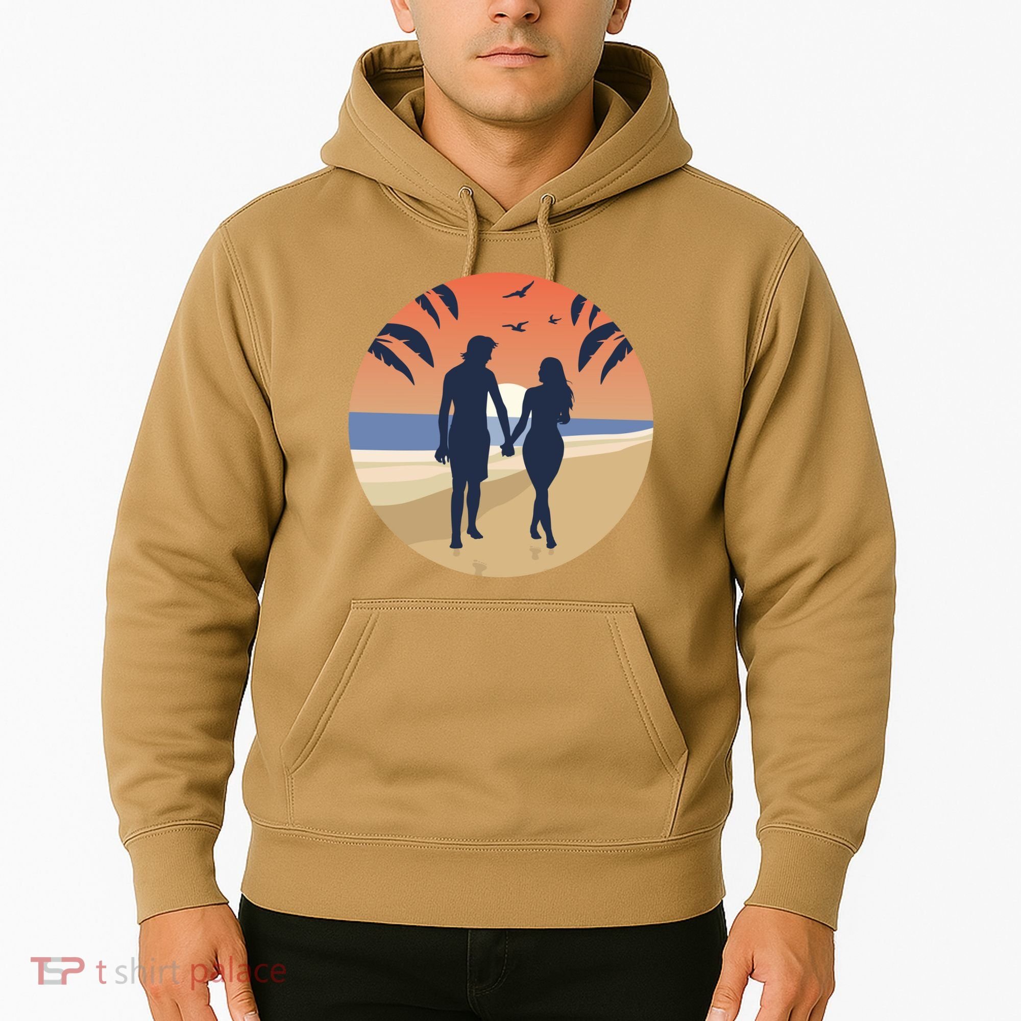 Beach Couple Hoodie