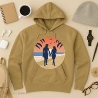 Beach Couple Hoodie thumb 3