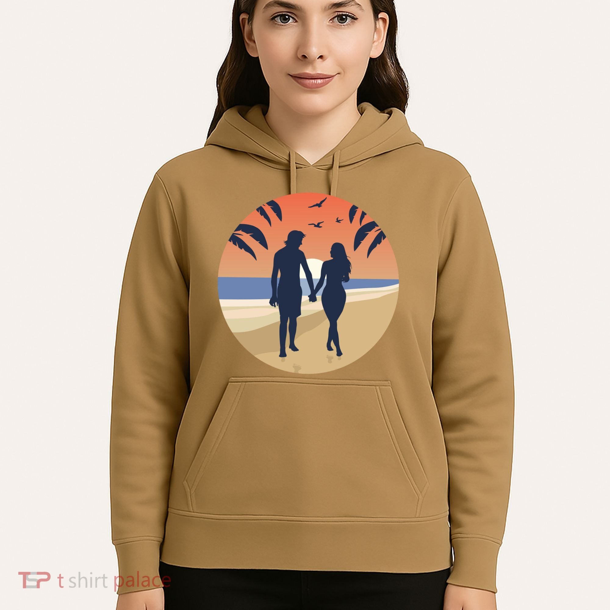 Beach Couple Hoodie