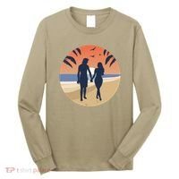 Beach Couple Long Sleeve Shirt thumb 0