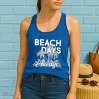 Beach Days Always Women's Tank Top thumb 2
