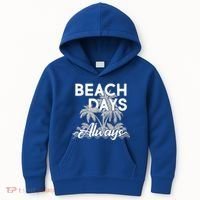 Beach Days Always Kids Hoodie thumb 0
