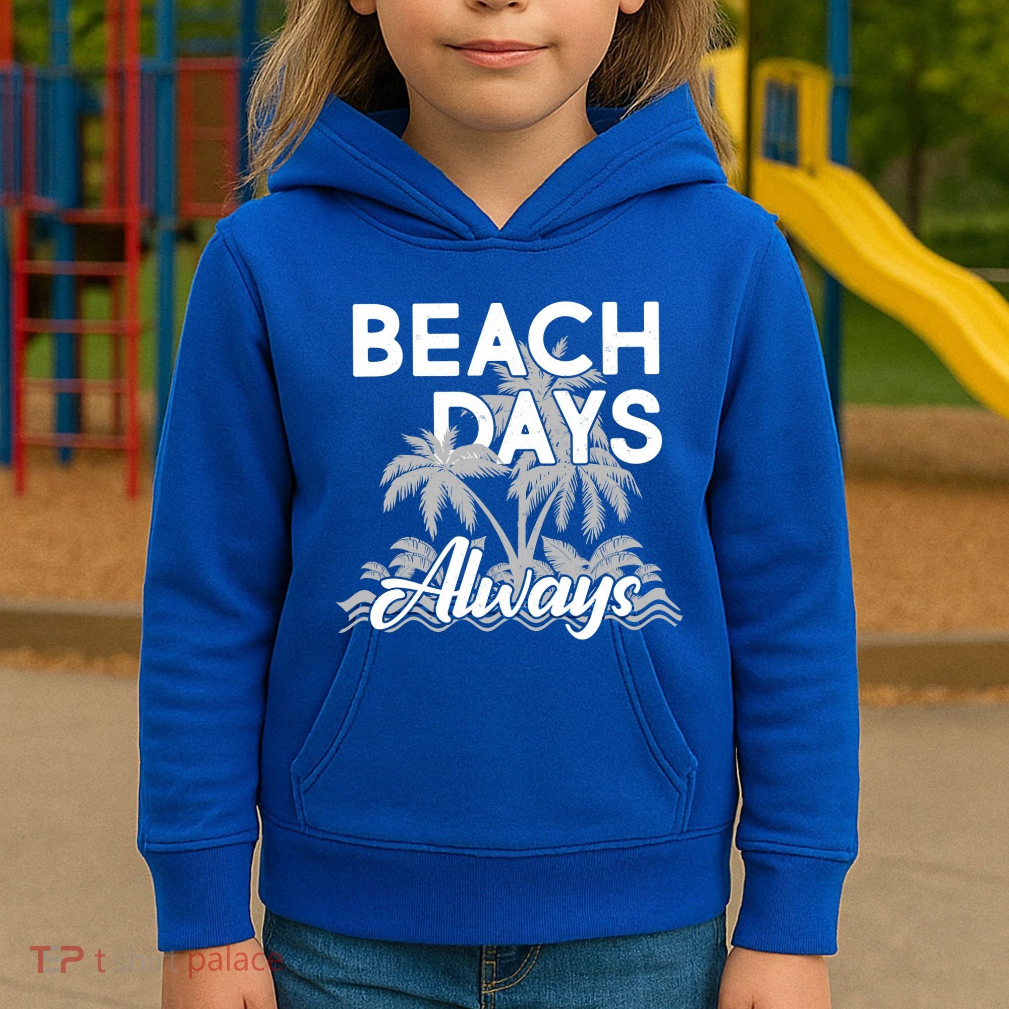 Beach Days Always Kids Hoodie