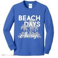 Beach Days Always Kids Long Sleeve Shirt thumb 0