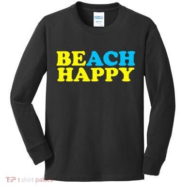 Beach Happy Kids Long Sleeve Shirt