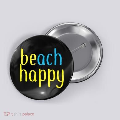 Beach Happy (Be Happy) Button