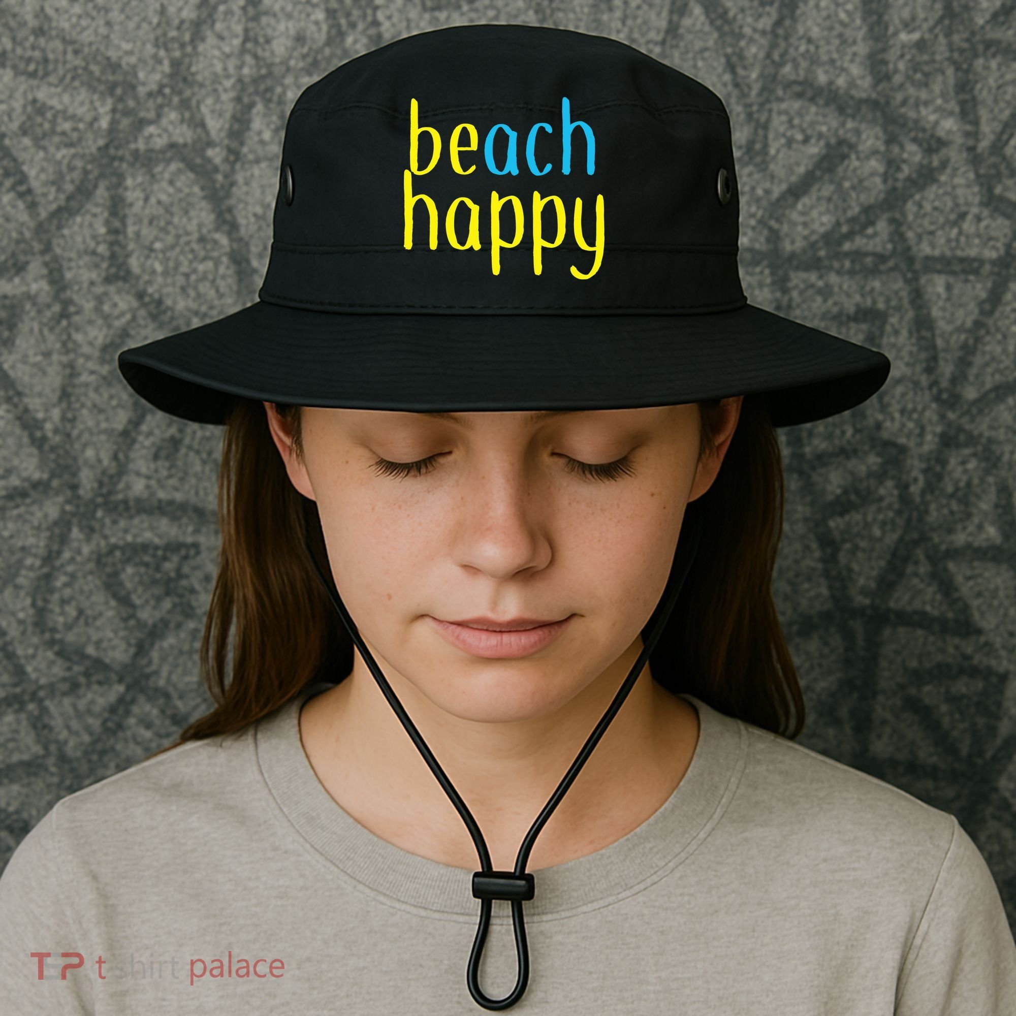 Beach Happy (Be Happy) Bucket Hat