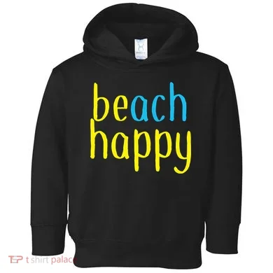 Beach Happy (Be Happy) Toddler Hoodie