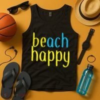 Beach Happy (Be Happy) Tank Top thumb 4