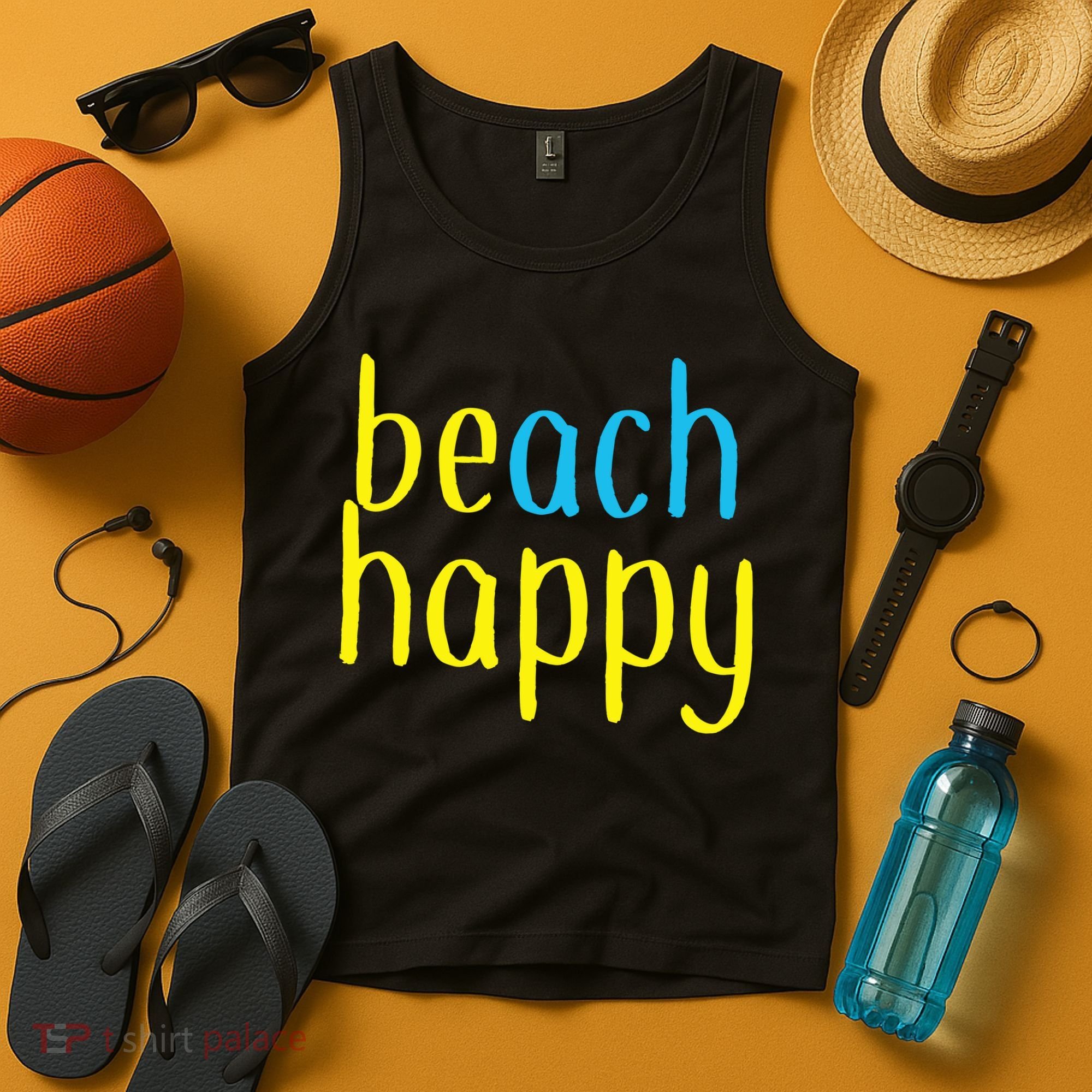 Beach Happy (Be Happy) Tank Top