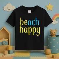 Beach Happy (Be Happy) Toddler T-Shirt thumb 3