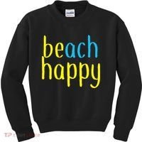 Beach Happy (Be Happy) Kids Sweatshirt thumb 0