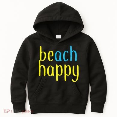 Beach Happy (Be Happy) Kids Hoodie