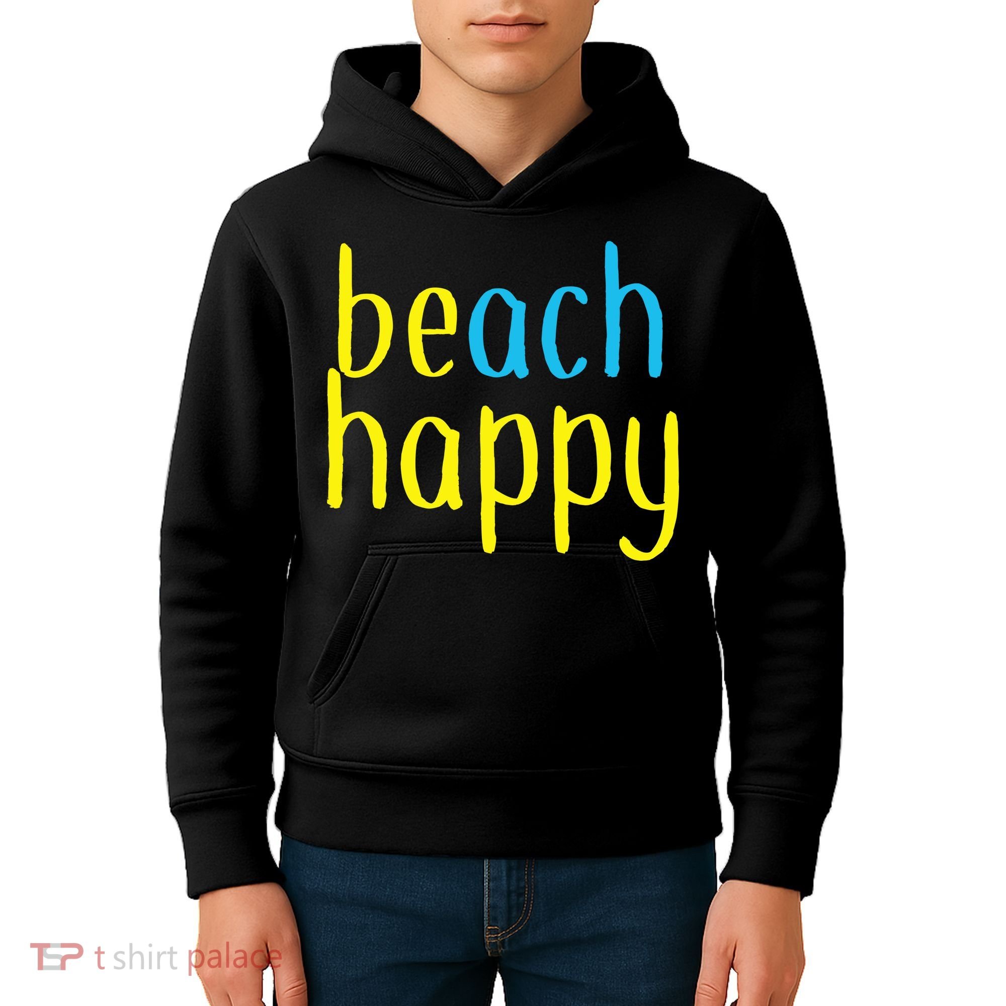 Beach Happy (Be Happy) Kids Hoodie