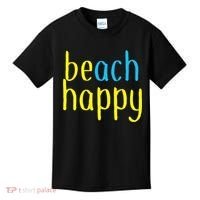 Beach Happy (Be Happy) Kids T-Shirt thumb 0