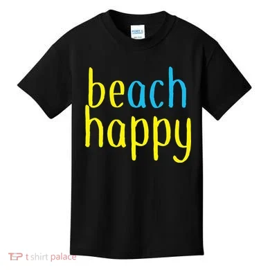 Beach Happy (Be Happy) Kids T-Shirt
