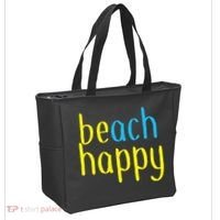 Beach Happy (Be Happy) Tote Bag thumb 2
