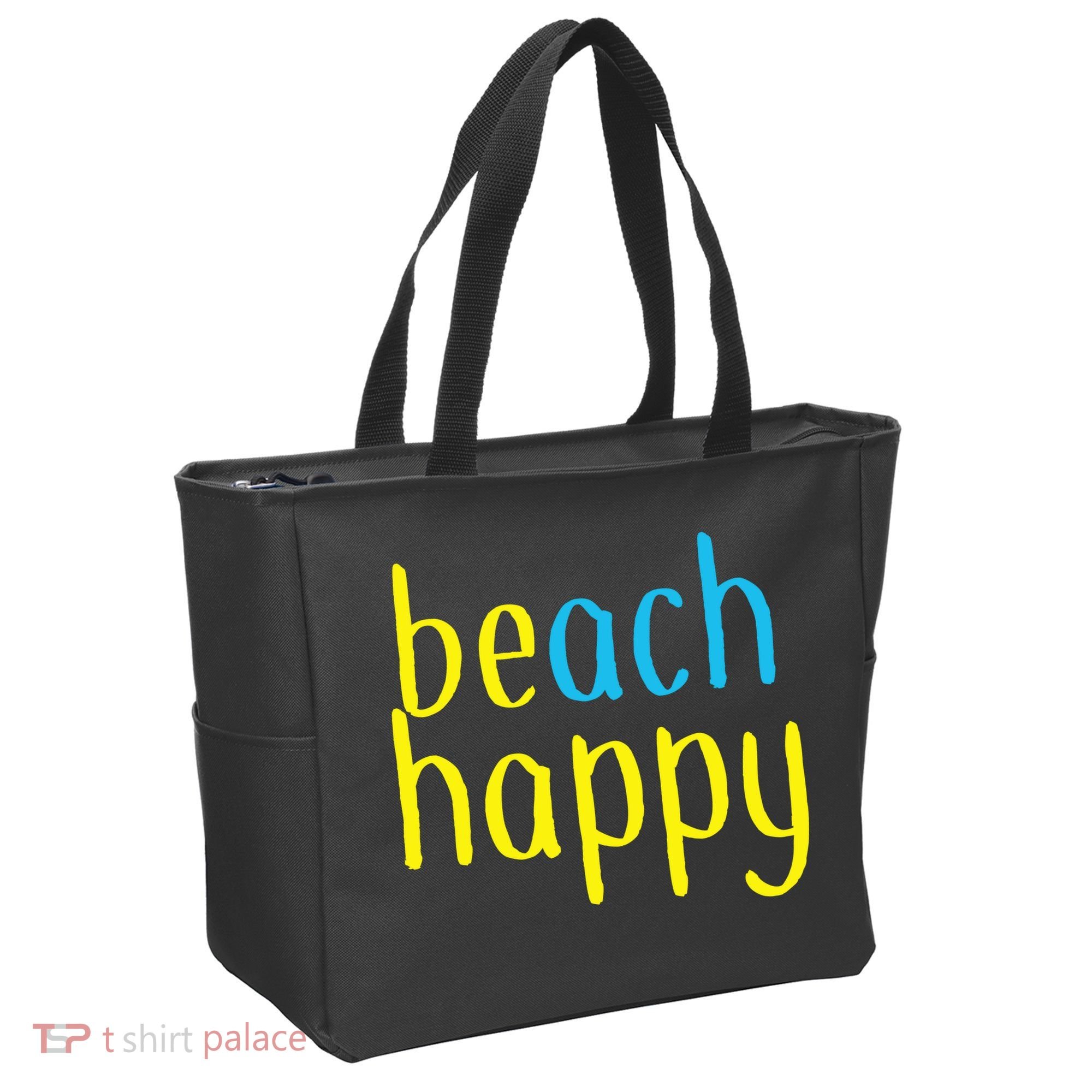 Beach Happy (Be Happy) Tote Bag