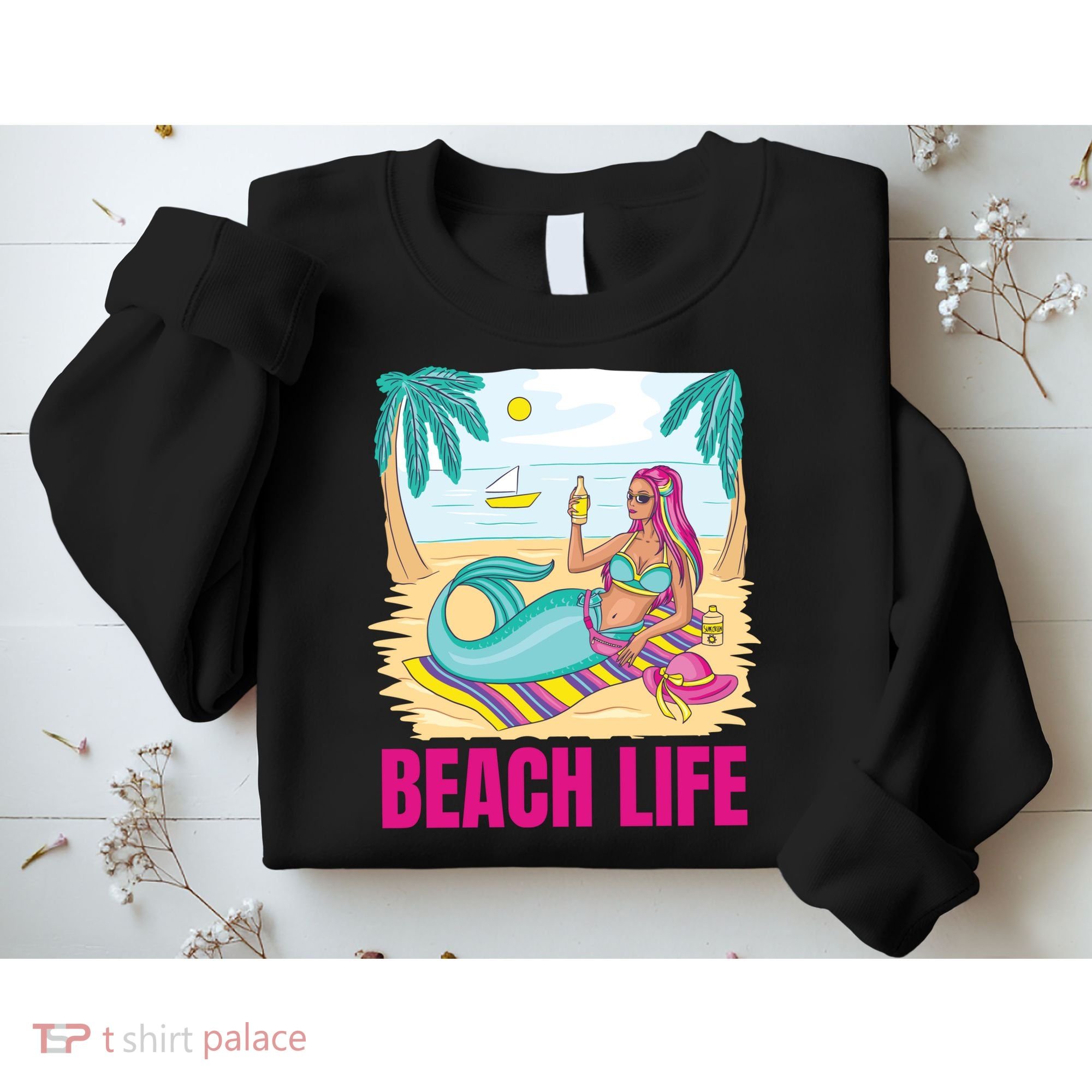 Beach Life Mermaid Sweatshirt