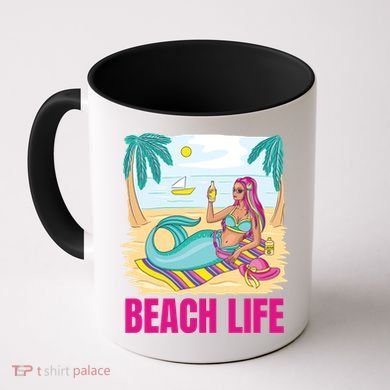 Beach Life Mermaid Coffee Mug