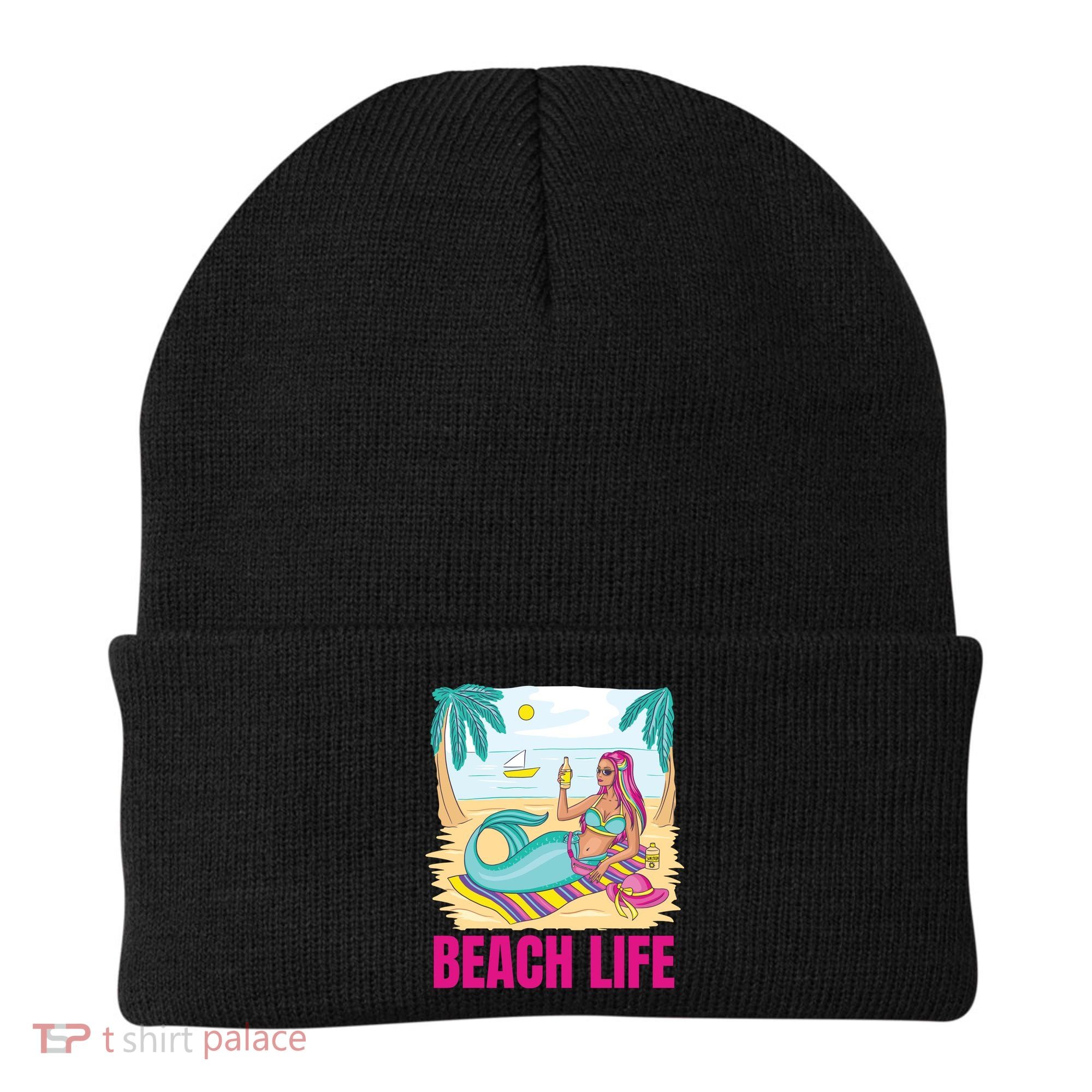 Beach Life Mermaid Beanie