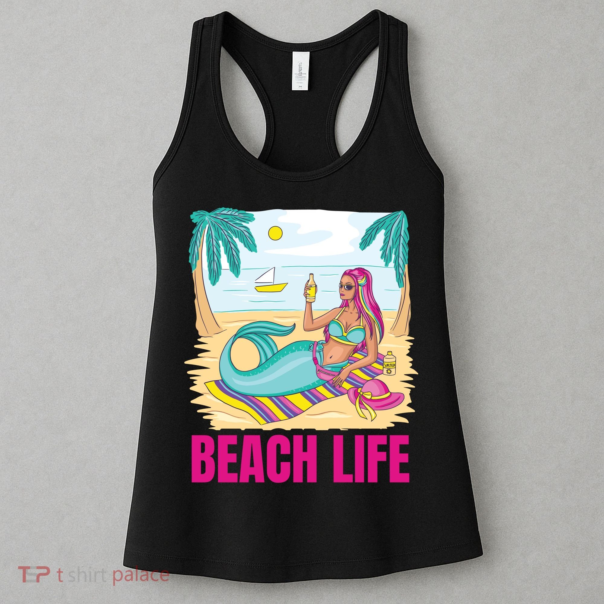 Beach Life Mermaid Women's Tank Top