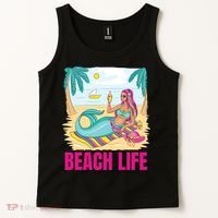 Beach Life Mermaid Tank Top thumb 2