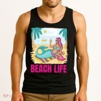 Beach Life Mermaid Tank Top thumb 3