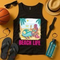 Beach Life Mermaid Tank Top thumb 4