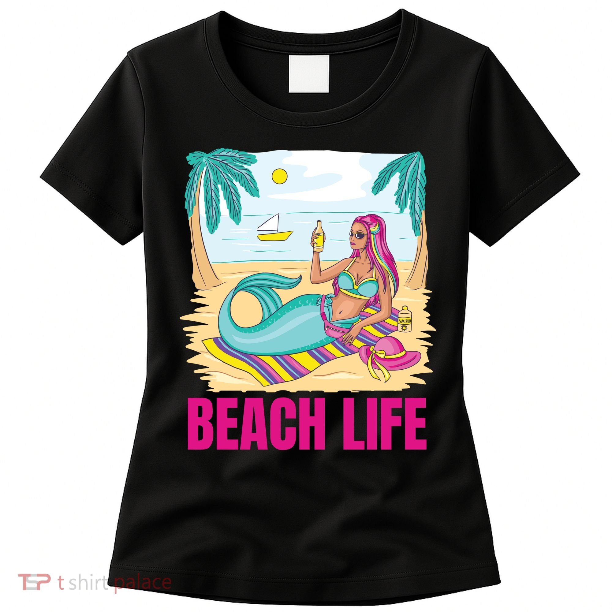 Beach Life Mermaid Women's T-Shirt