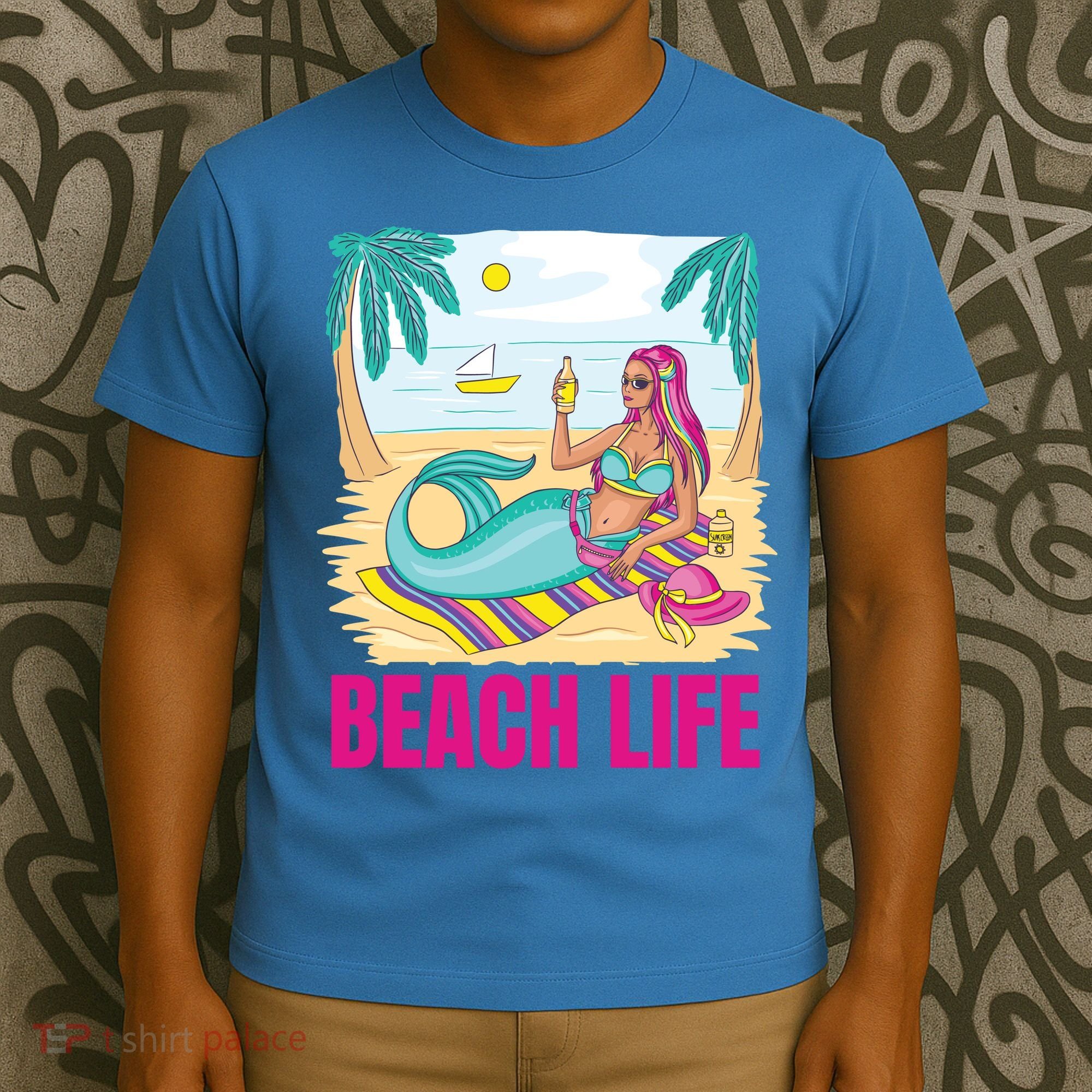 Beach Life Mermaid T-Shirt