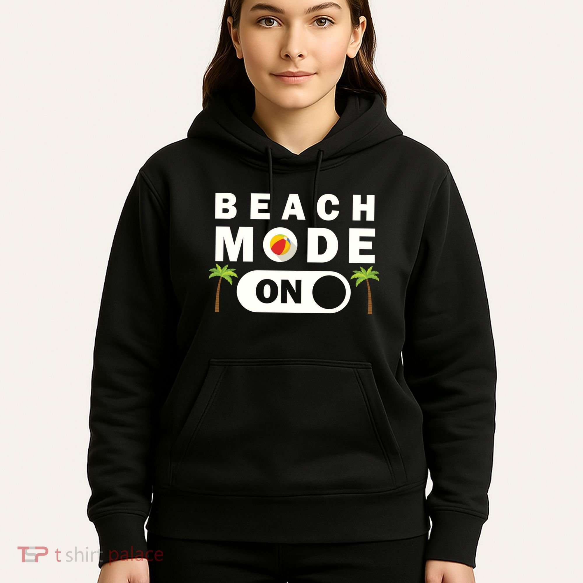 Beach Mode On Hoodie