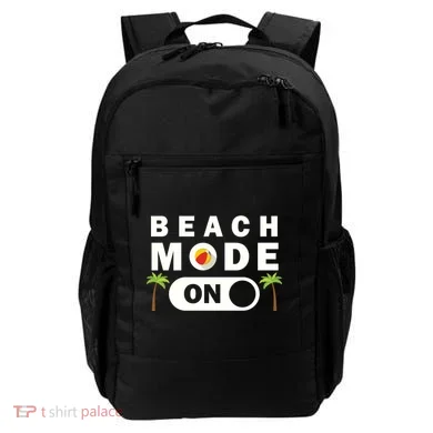 Beach Mode On Backpack