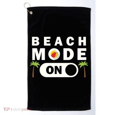 Beach Mode On Golf Towel