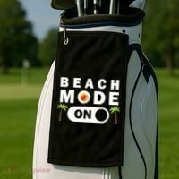 Beach Mode On Golf Towel thumb 2