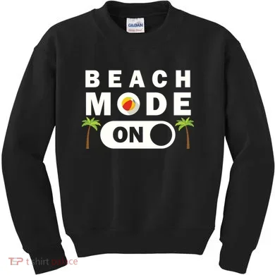 Beach Mode On Kids Sweatshirt
