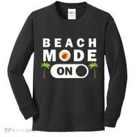 Beach Mode On Kids Long Sleeve Shirt thumb 0
